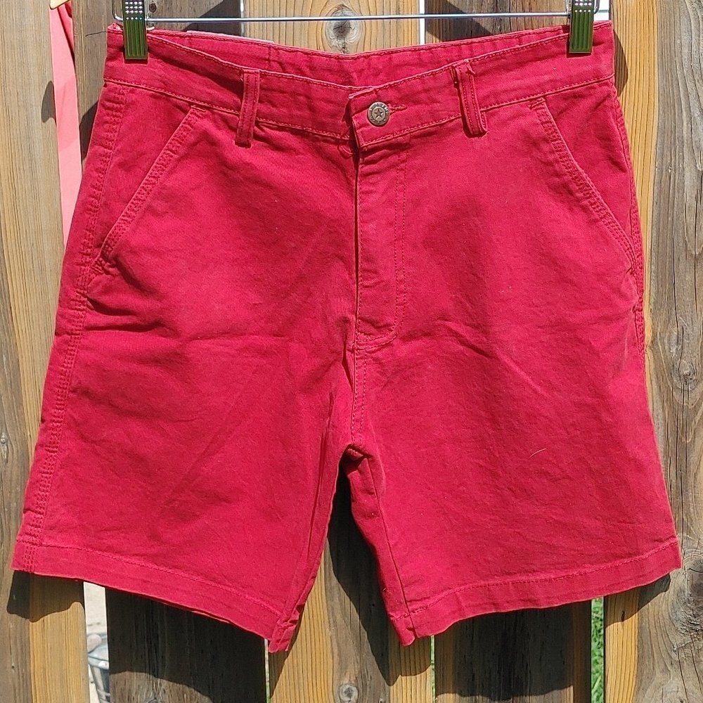 TIMBERLAND Shorts Men's Size 30 RED 100% Cotton